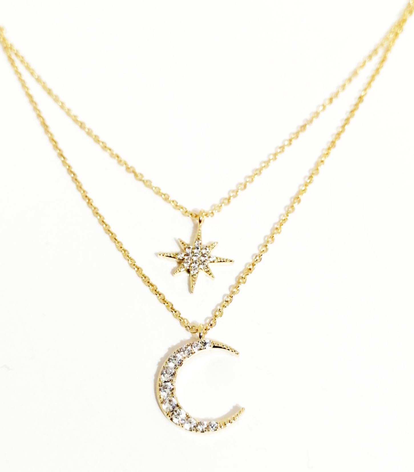 Collar Doble, Luna Estrella