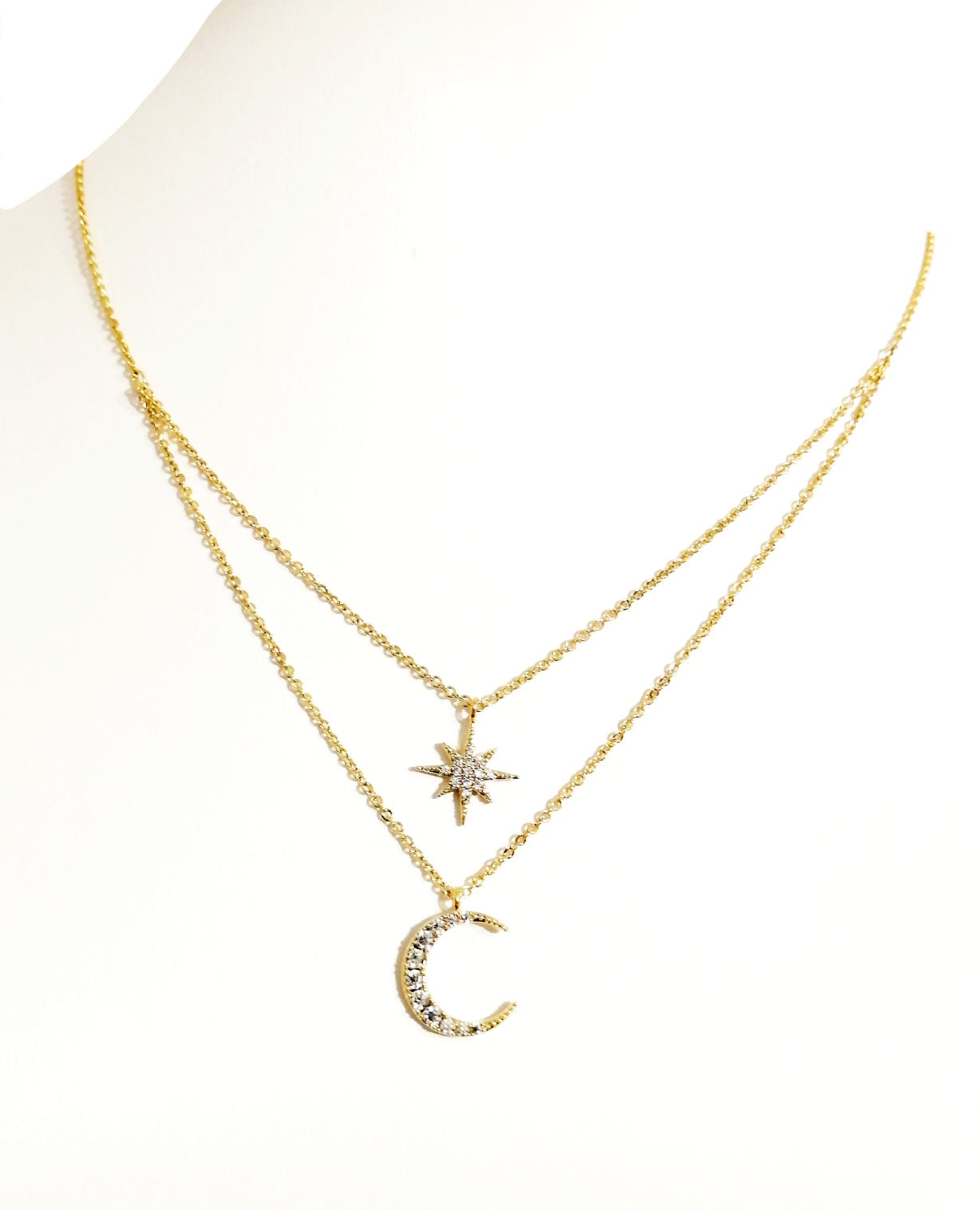 Collar Doble, Luna Estrella - Imagen 3